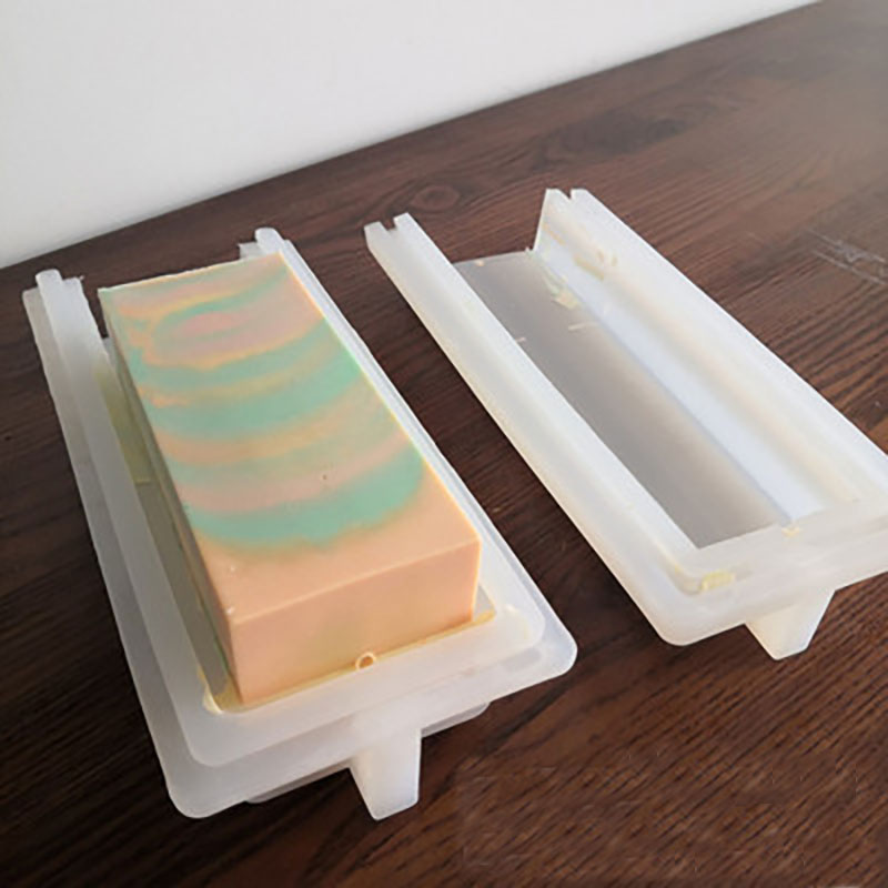 Soap Making Youtube - Square Silicone Mold for Handmade Soap