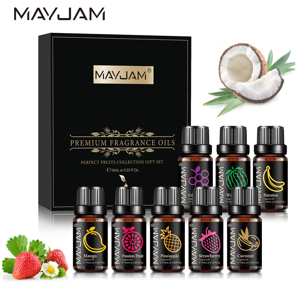 Soap Making Ingredient - MAYJAM Fragrance Oils Set 8pcs Gift