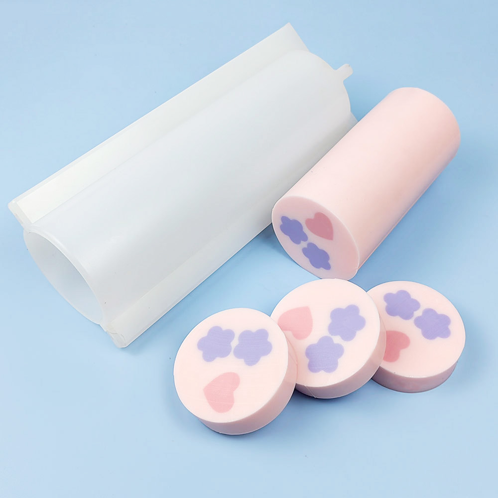 Soap Making Youtube - Big Cylinder Handmade Soap Mould 7.2cm