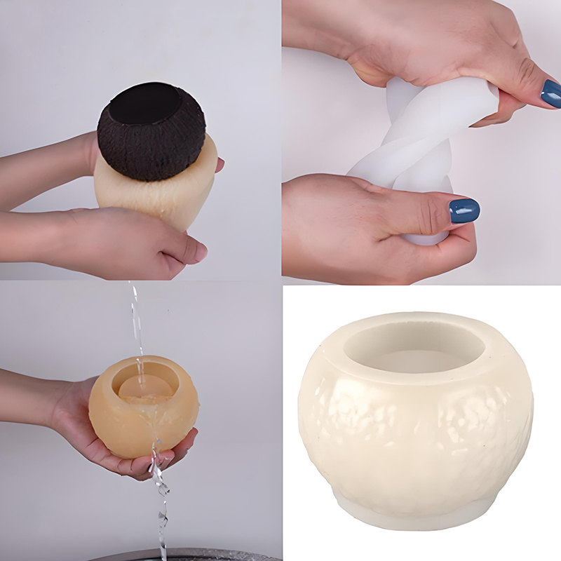 Soap Making Name - 3D Simulation Coconut Silicone Mold Aromatherapy