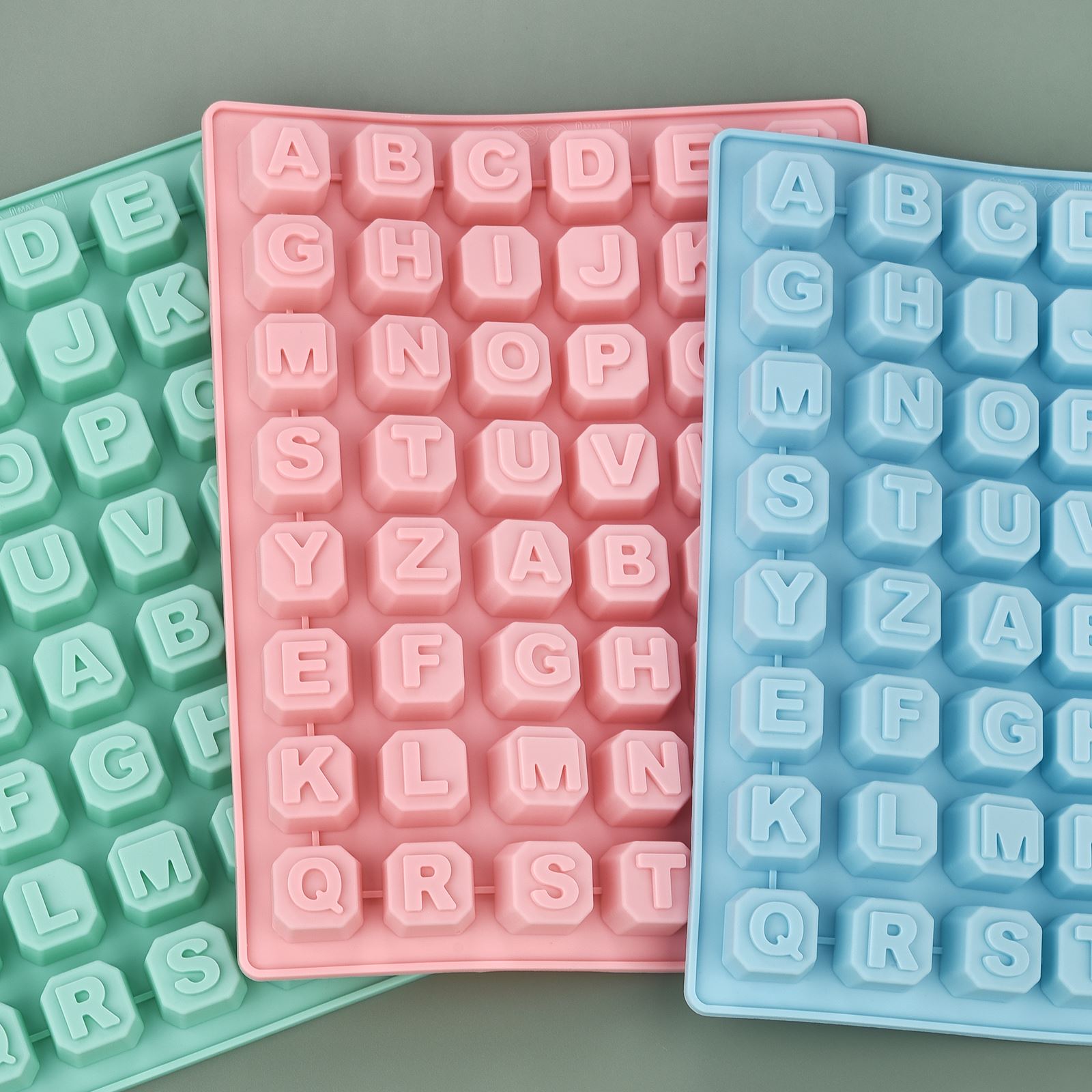Soap Making Name - 48 Letter Enghish Alphabet letter Silicone