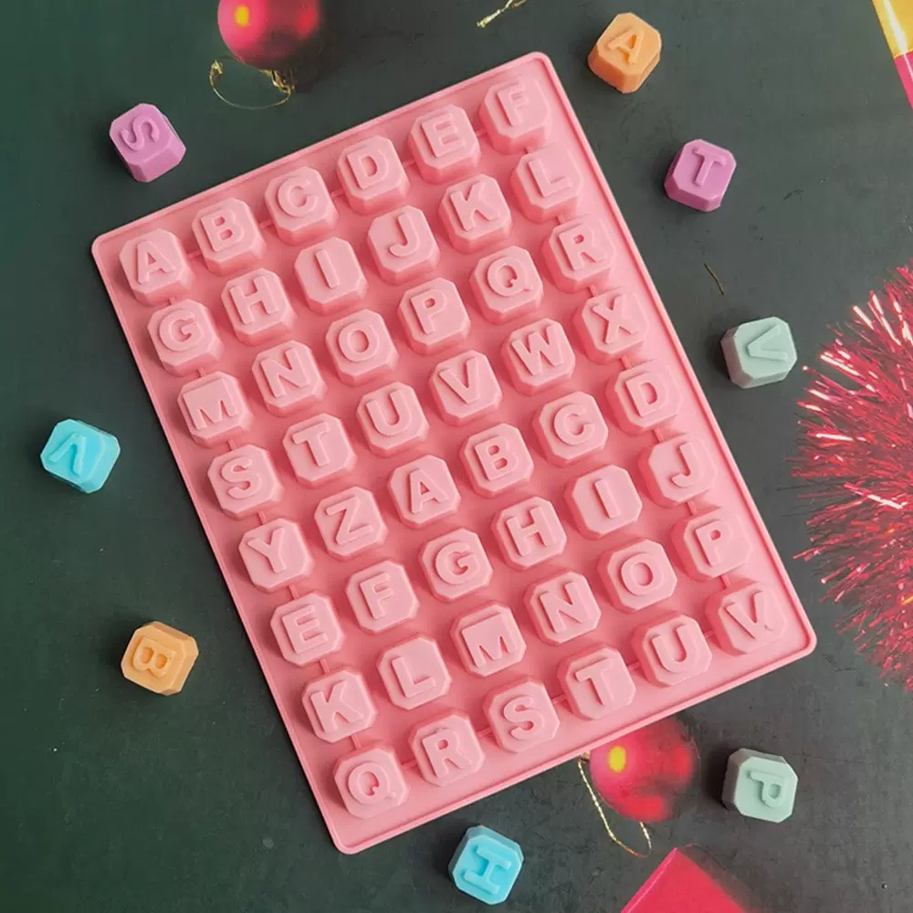 Soap Making Name - 48 Letter Enghish Alphabet letter Silicone
