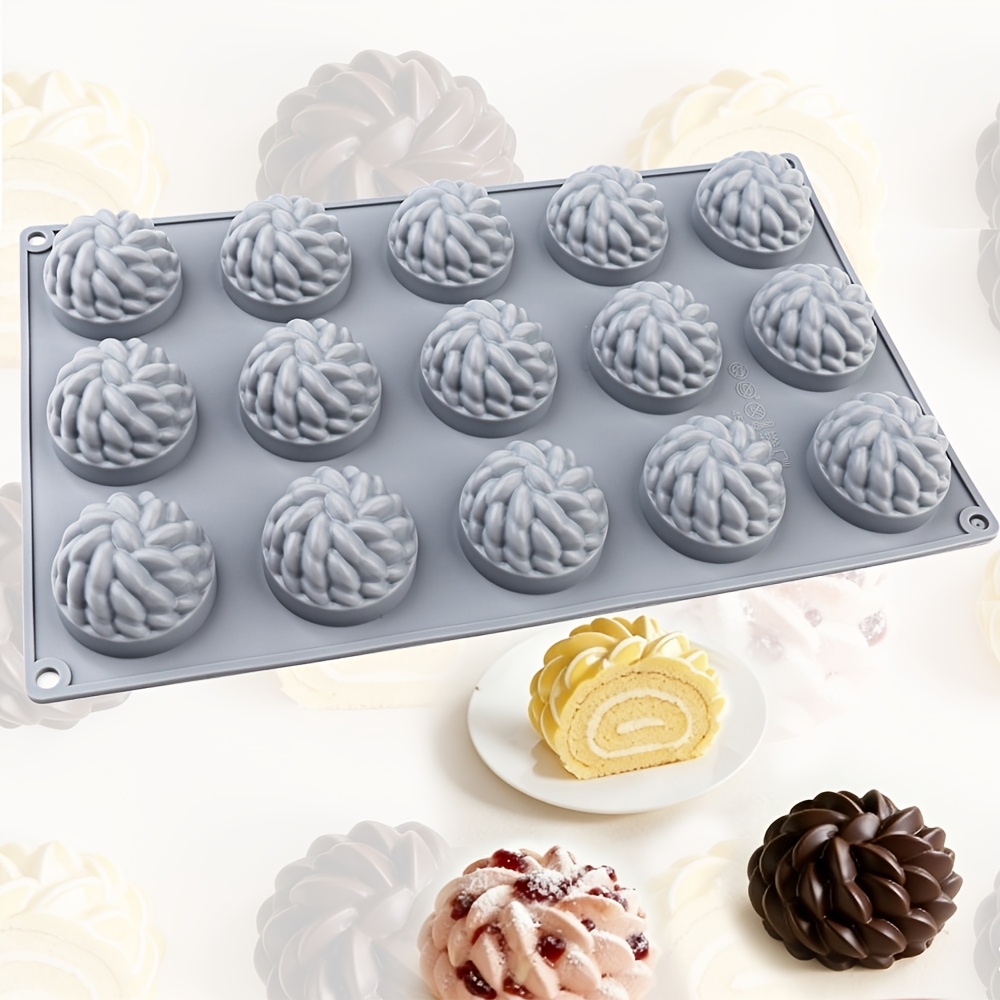 Soap Making Raw Material - 1Pc Cake Mold Santa Ana Floral