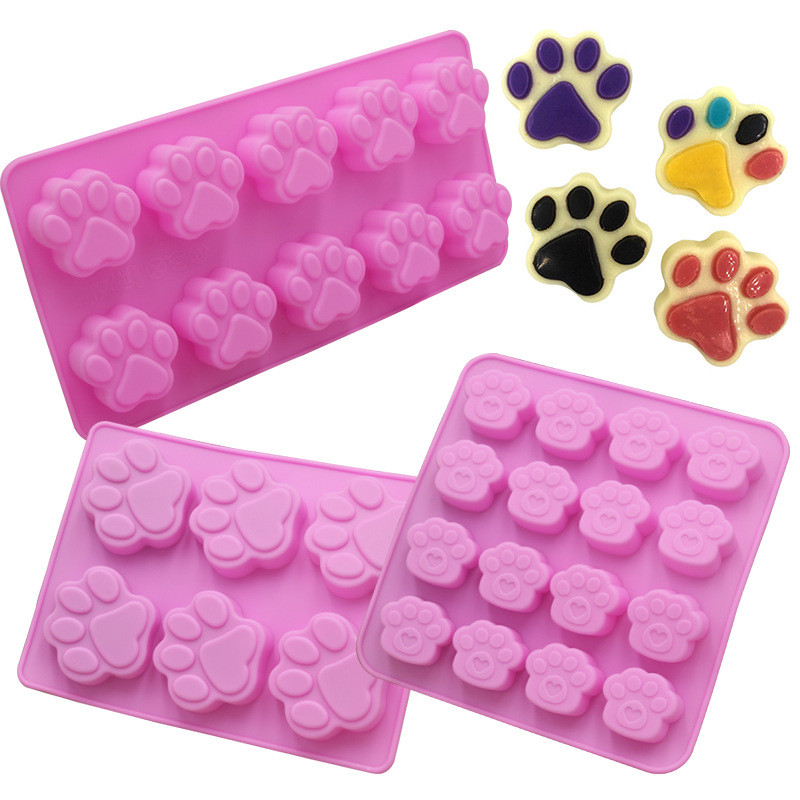 Soap Making Name - Cat Claw Shape Chocolate Silicone Mold