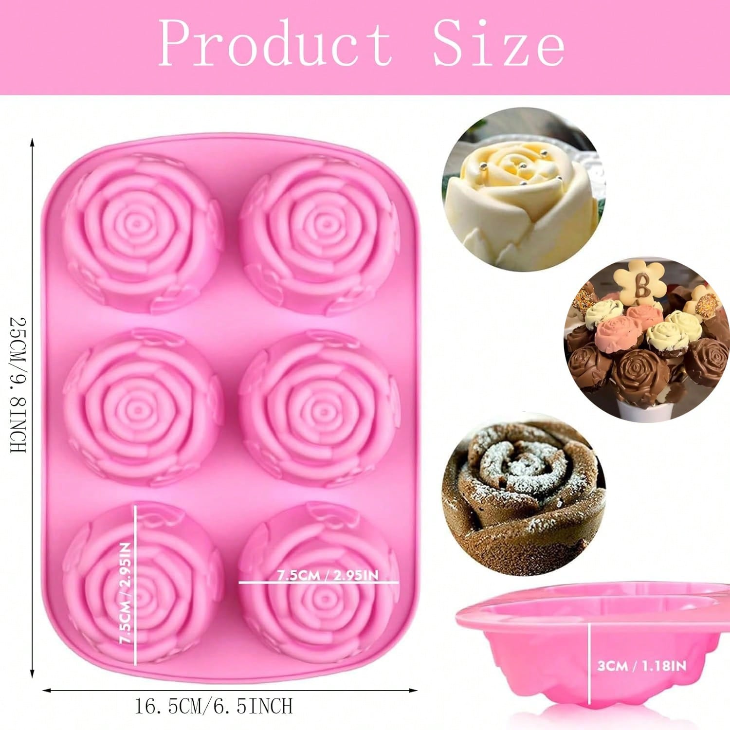BAKER DEPOT Silicone Mold for  - Soap Making Name review and price