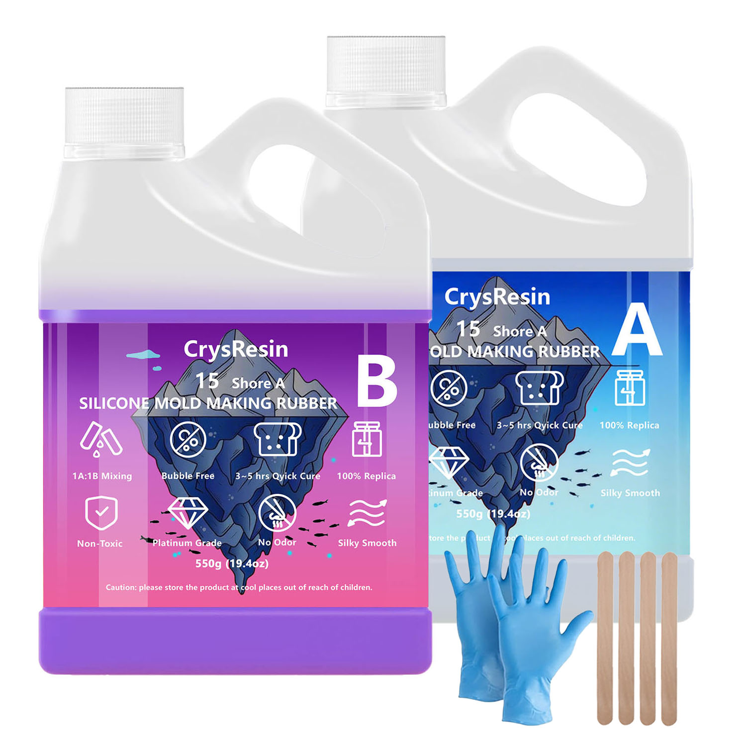 Purple Liquid Silicone Rubber  - Soap Making Ratios review and price