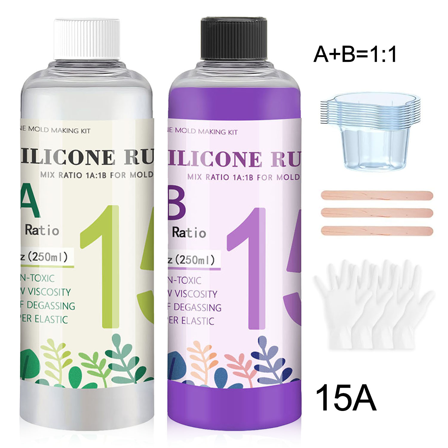 Purple Liquid Silicone Rubber  - Soap Making Ratios review and price