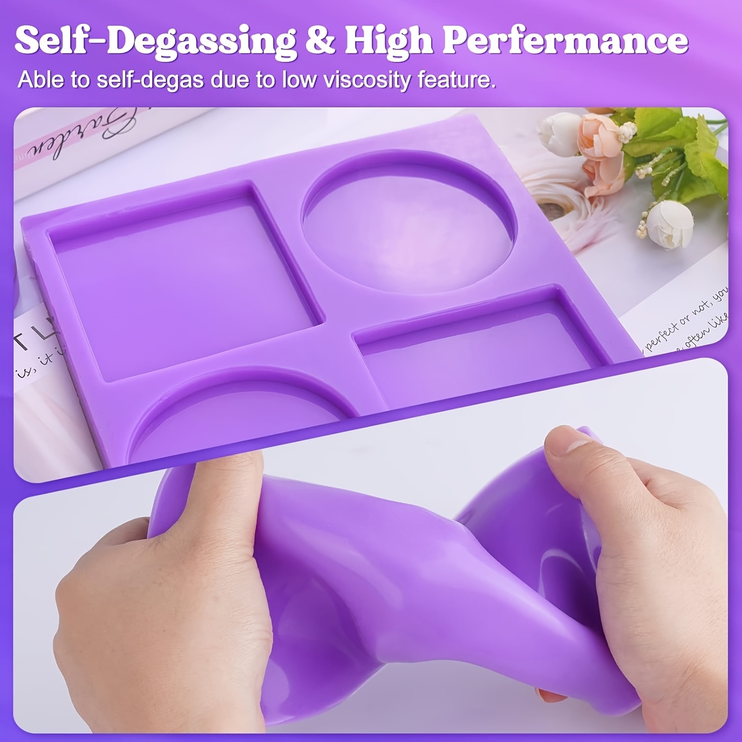 Purple Liquid Silicone Rubber  - Soap Making Ratios review and price
