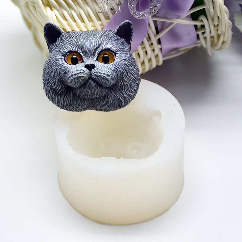 Silicone Mold Short-haired Cat - Soap Making Name review and price