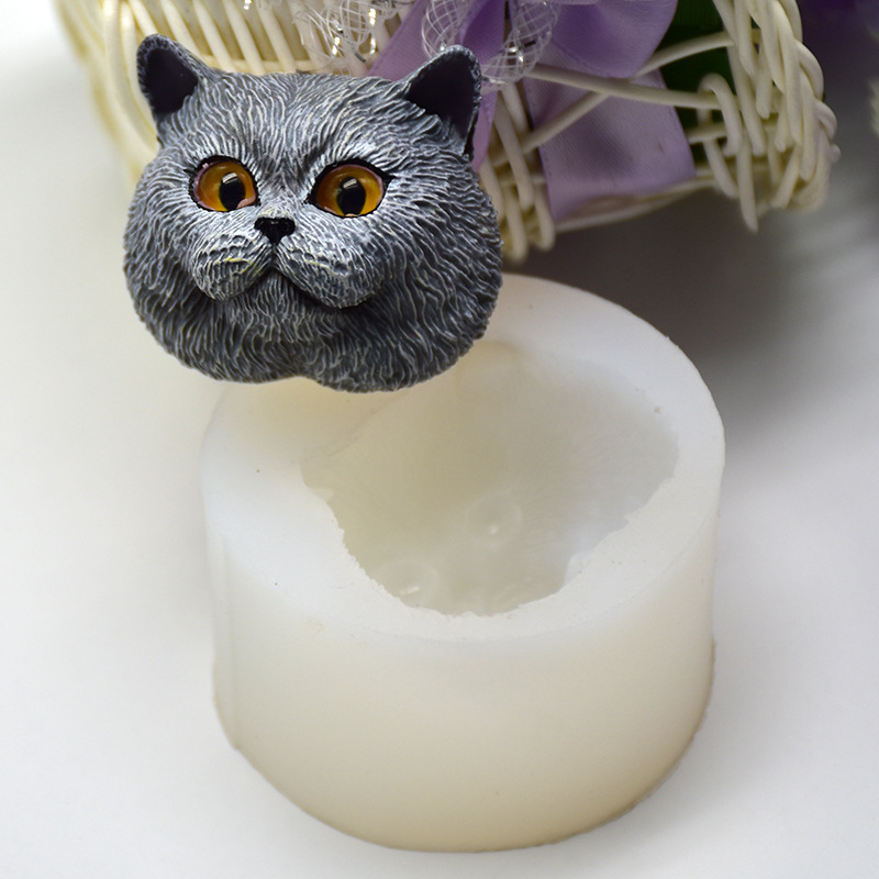 Silicone Mold Short-haired Cat - Soap Making Name review and price