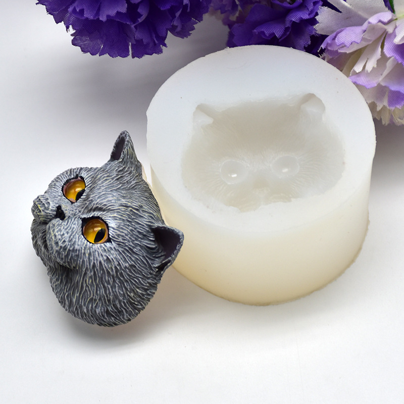 Silicone Mold Short-haired Cat - Soap Making Name review and price