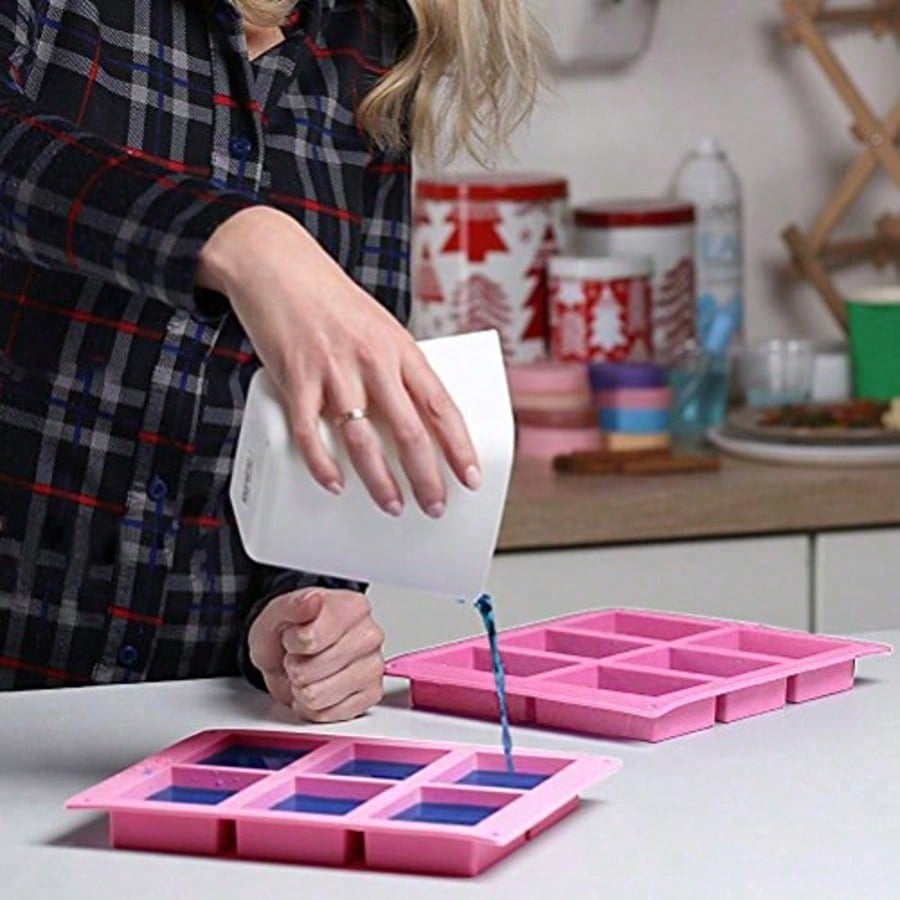 1-2 Pack 6‑Cavity DIY Silicone - Soap Making Name review and price